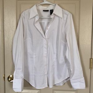 “Hidden Button” Button Down Shirt